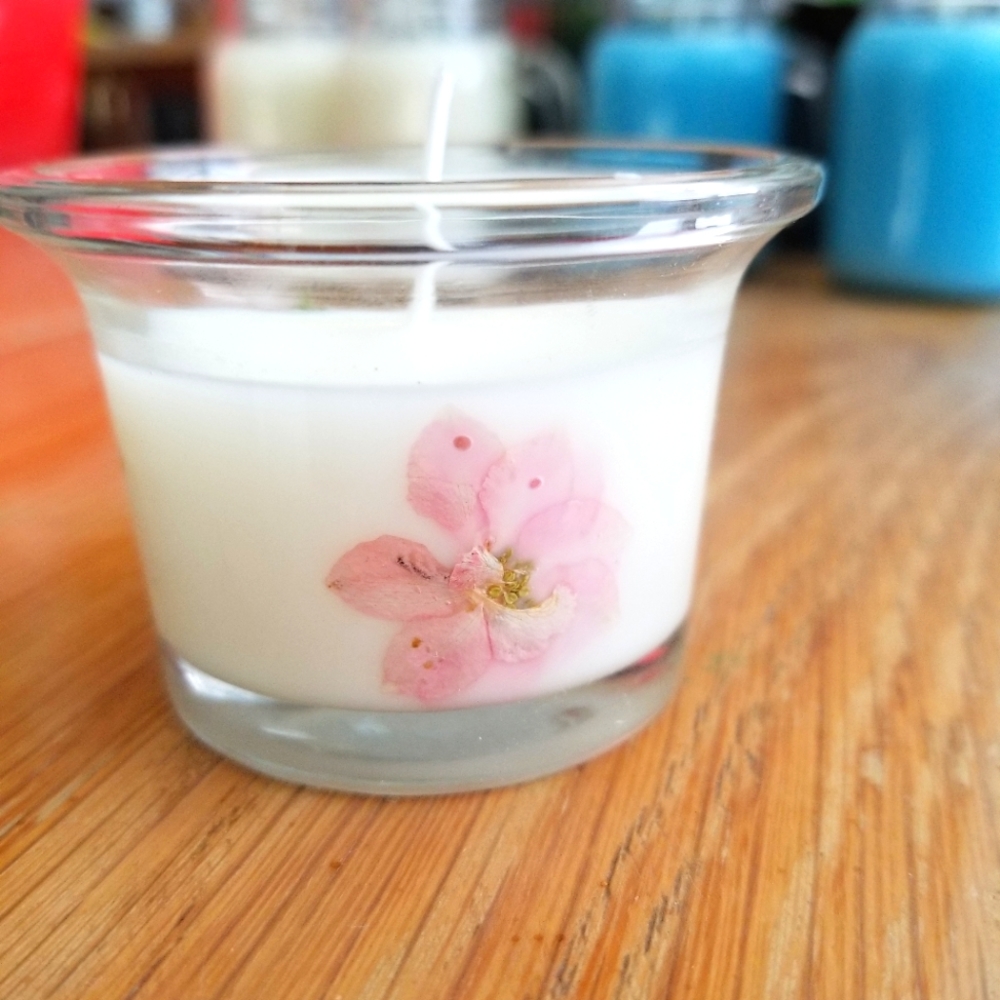 Strawberry shortcake candle